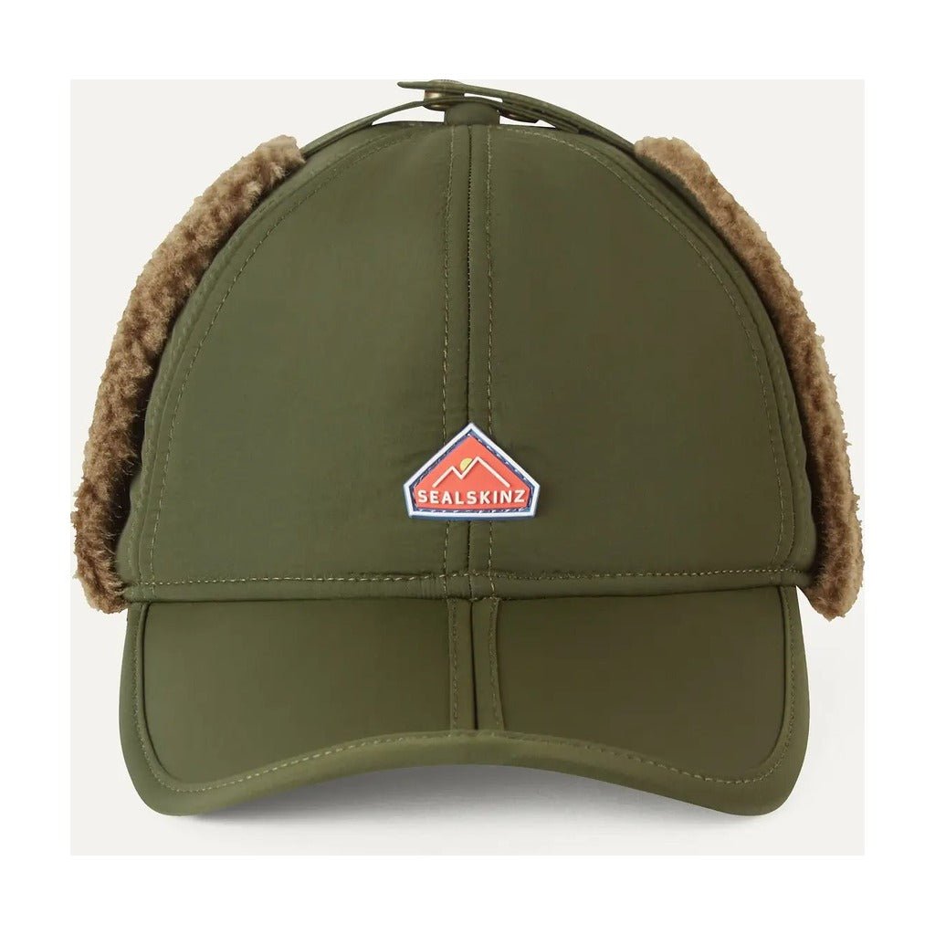 Sealskinz - Upton Waterproof Extreme Cold Weather Puffer Hat - Olive - Apparel - Fly Fish Food