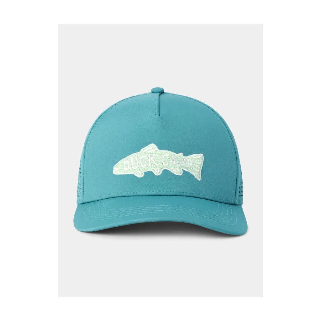 Duck Camp Trout Patch Performance Perforated Hate - Storm Blue - Hats - Fly Fish Food