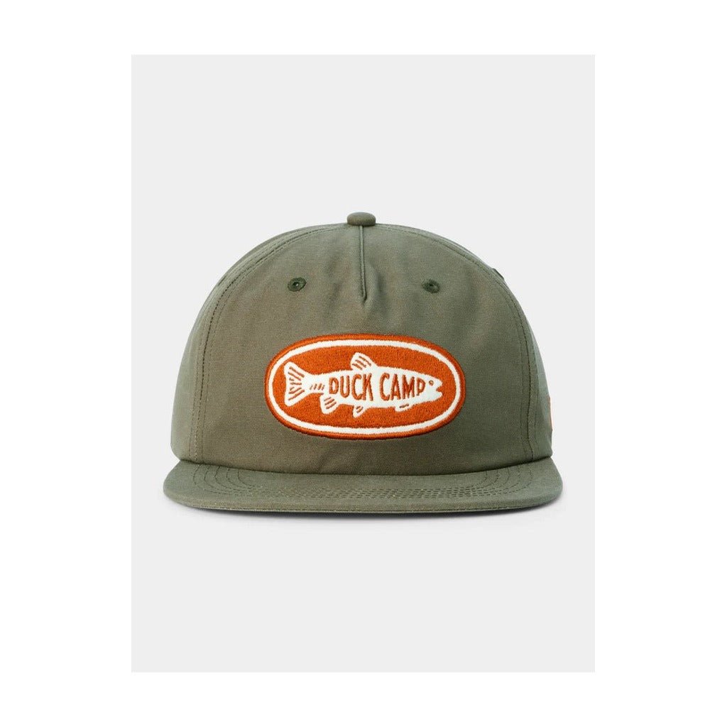 Duck Camp Angler Waxed Hat - Dark Olive - Hats - Fly Fish Food