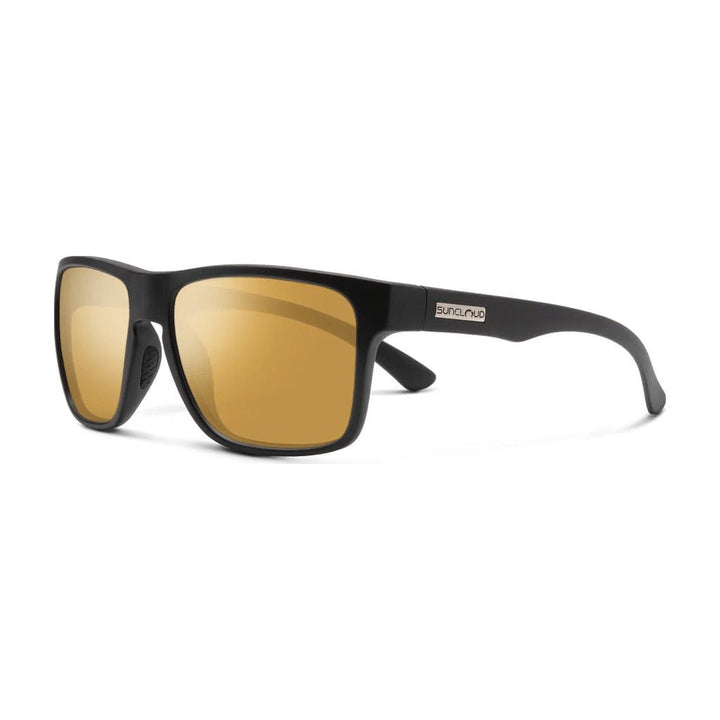 Suncloud Rambler - Matte Black - Polarized Sienna Mirror Lens - Sunglasses - Fly Fish Food