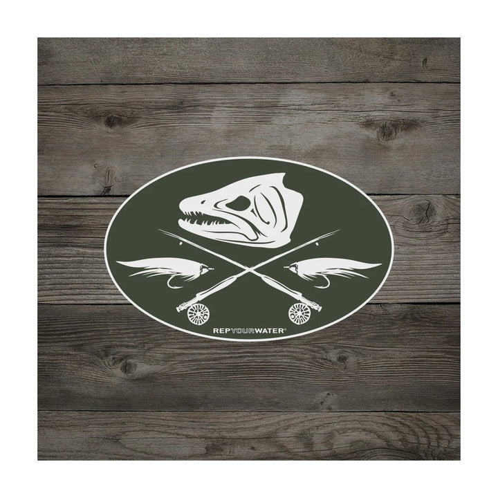 Rep Your Water - Jolly Trouter Sticker - Stickers - Fly Fish Food