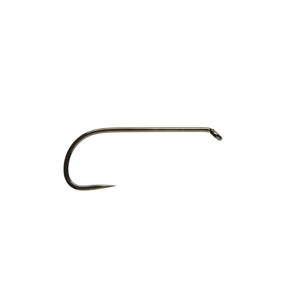 Fulling Mill 5165 Complete Dry Long Shank Hook Black Nickel Barbless - Hooks &amp; Shanks - Fly Fish Food