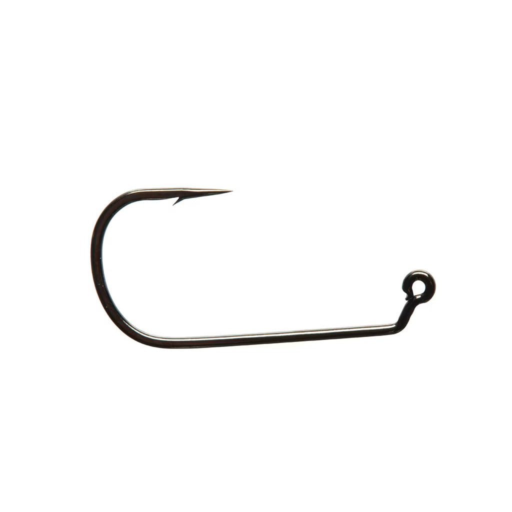 Fulling Mill 6065 Predator Jig Hook Black Nickel Barbed - Hooks & Shanks - Fly Fish Food