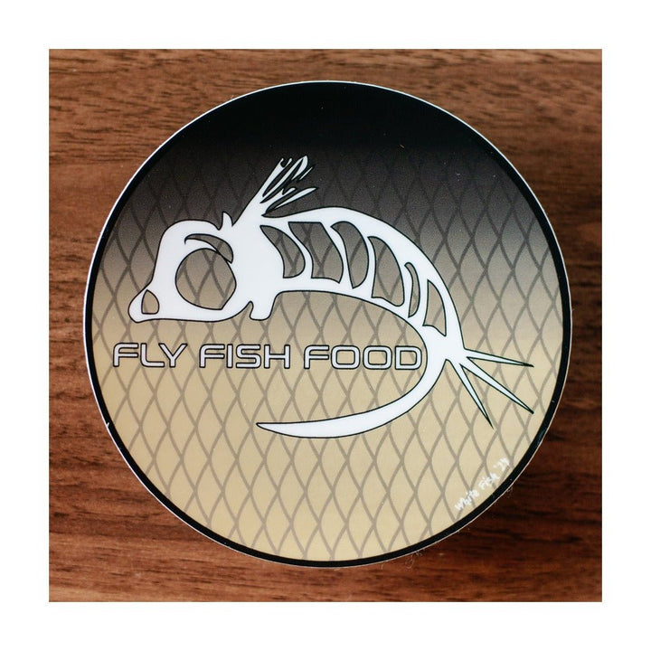 Fly Fish Food Sticker - White Fish (5") - Stickers - Fly Fish Food