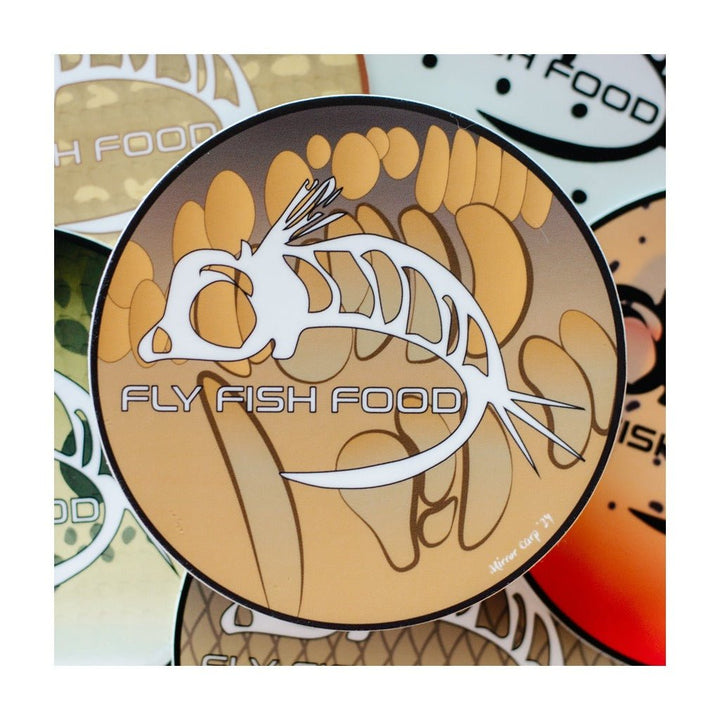 Fly Fish Food Sticker - Mirror Carp (5") - Stickers - Fly Fish Food