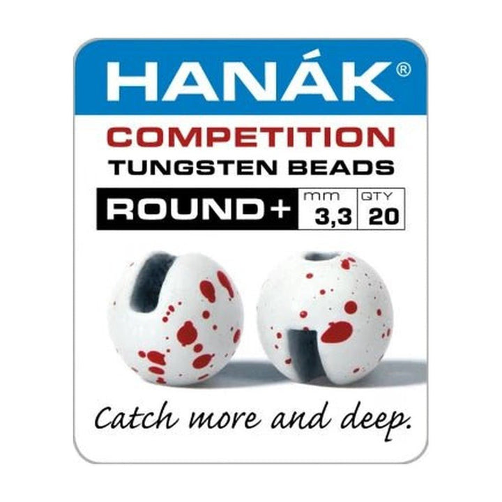 Hanak Round+ Slotted Matte Tungsten Beads - Beads - Fly Fish Food