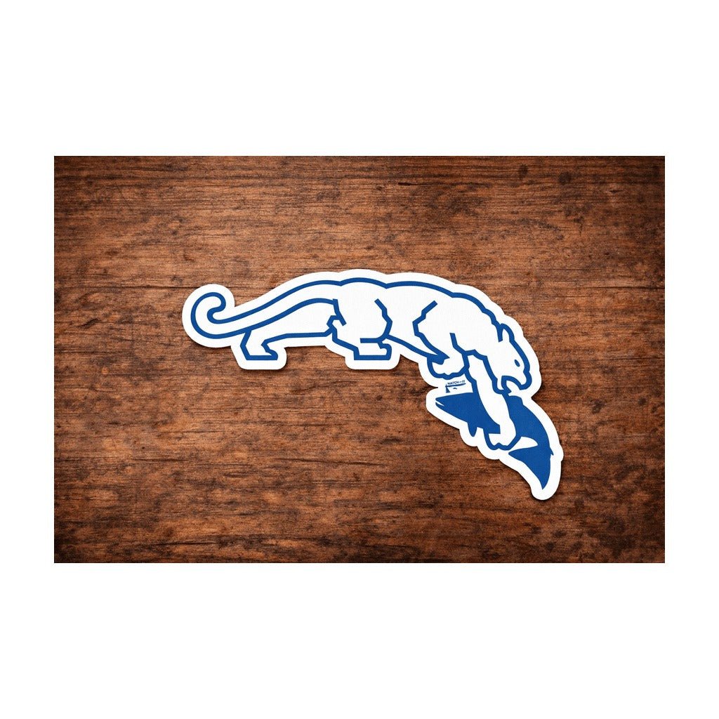 Cougar - Trout Digger White Sticker - Stickers - Fly Fish Food