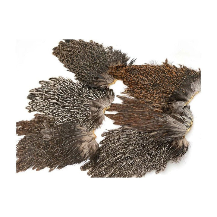Moonlit India Hen Back Saddles - Feathers &amp; Marabou - Fly Fish Food