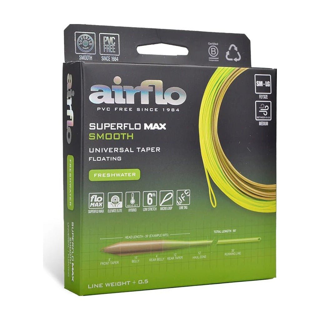 Airflo Superflo Max - Universal Taper - Moss Olive/Chartreuse - Fly Lines - Fly Fish Food