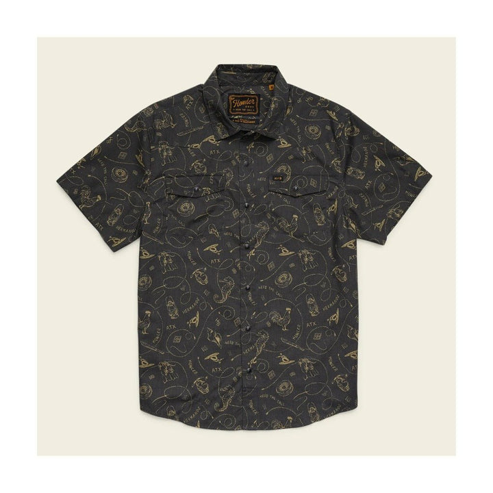 Howler Bros - H Bar B Snapshirt - Sea Rodeo: Antique Black - Apparel - Fly Fish Food