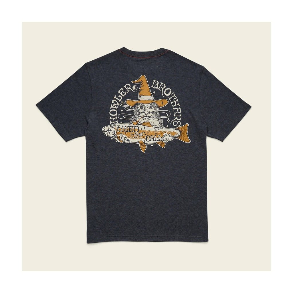 Howler Bros - River Wizard T-Shirt - Navy Heather - Apparel - Fly Fish Food
