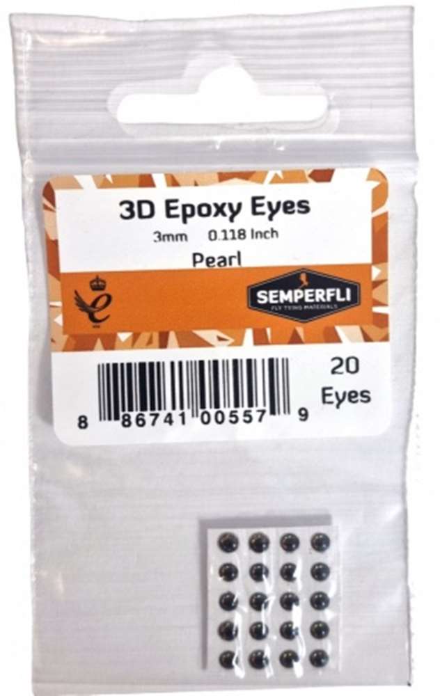 Semperfli 3D Epoxy Eyes - Eyes - Fly Fish Food