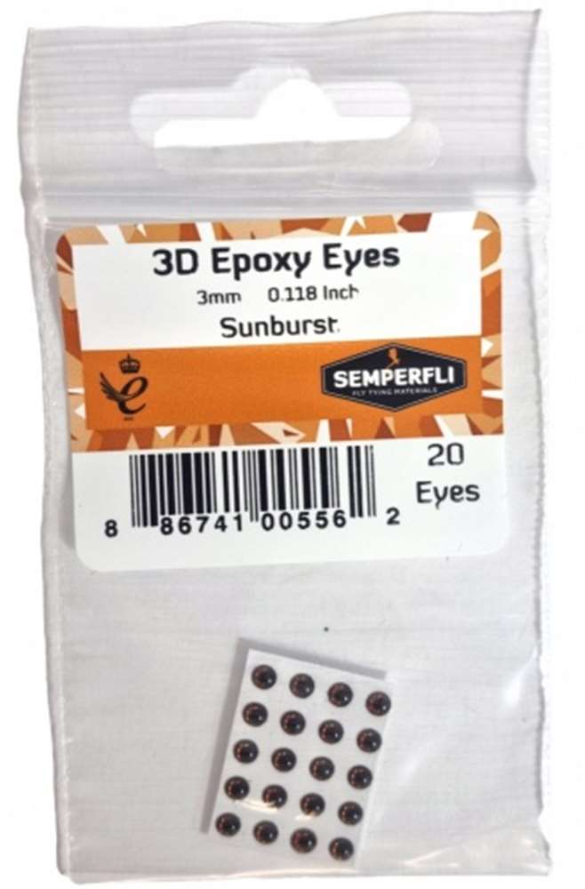 Semperfli 3D Epoxy Eyes - Eyes - Fly Fish Food