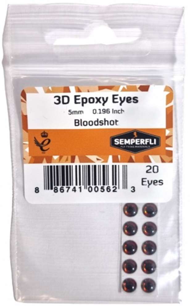 Semperfli 3D Epoxy Eyes - Eyes - Fly Fish Food
