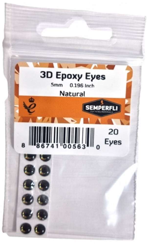 Semperfli 3D Epoxy Eyes - Eyes - Fly Fish Food