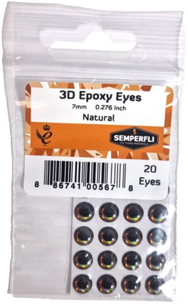 Semperfli 3D Epoxy Eyes - Eyes - Fly Fish Food