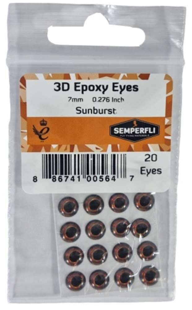 Semperfli 3D Epoxy Eyes - Eyes - Fly Fish Food