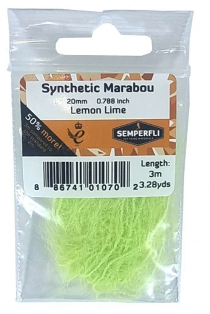Semperfli Synthetic Marabou 20mm - Misc. Synthetics - Fly Fish Food