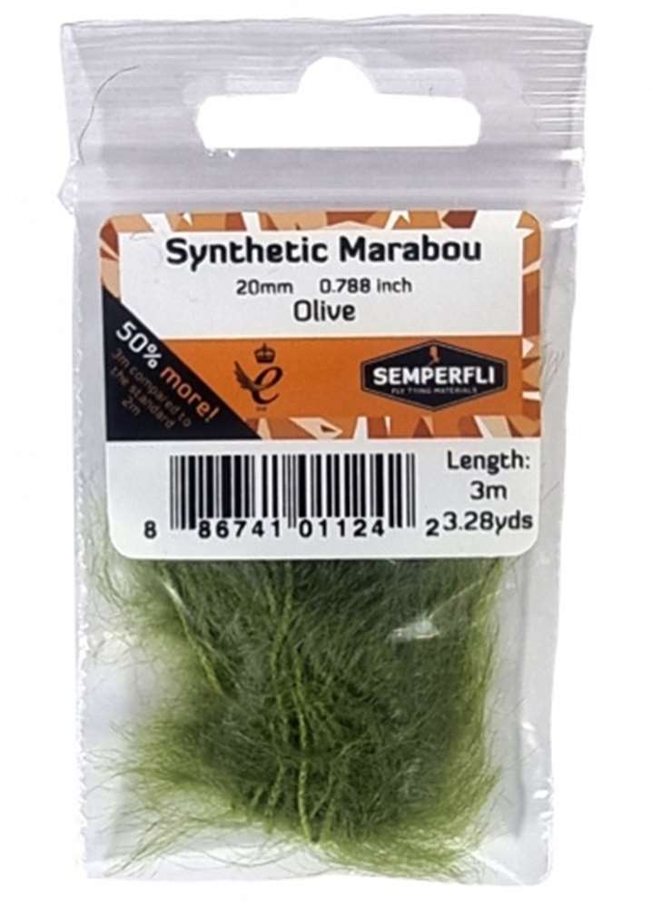 Semperfli Synthetic Marabou 20mm - Misc. Synthetics - Fly Fish Food