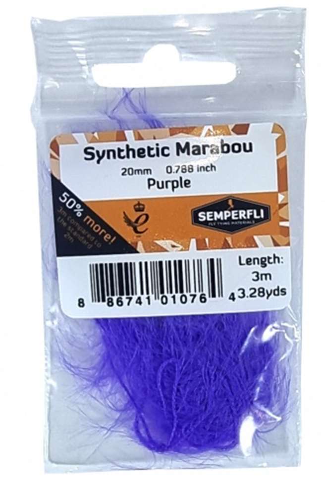 Semperfli Synthetic Marabou 20mm - Misc. Synthetics - Fly Fish Food