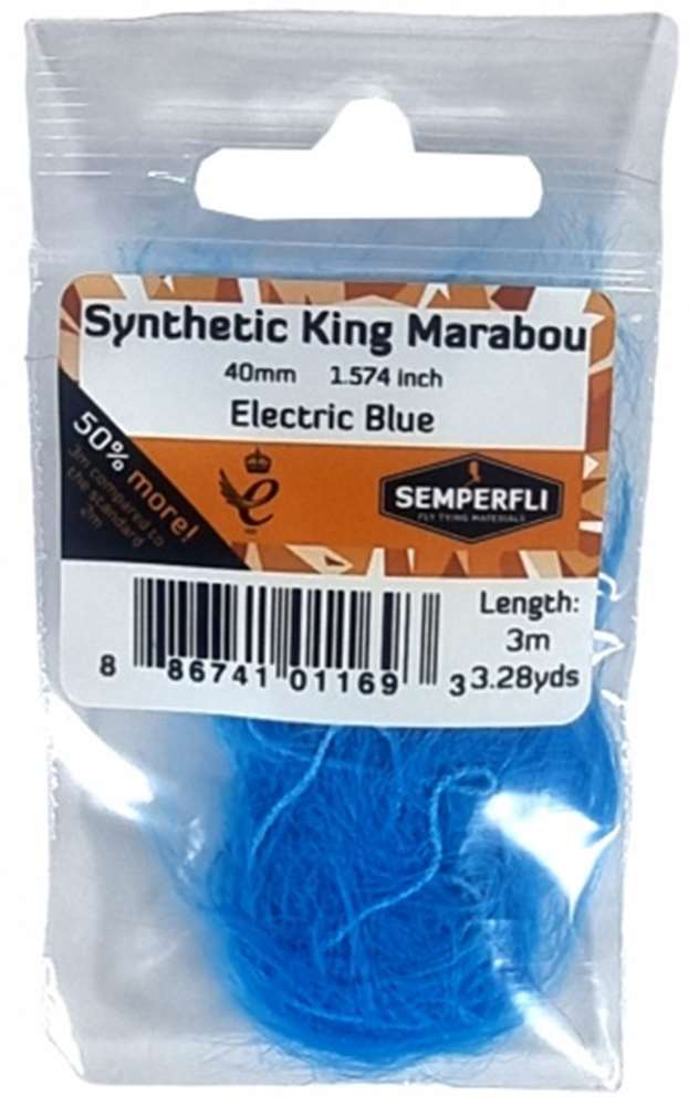 Semperfli Synthetic King Marabou 40mm - Misc. Synthetics - Fly Fish Food