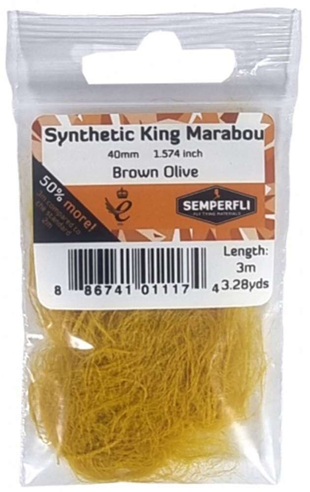 Semperfli Synthetic King Marabou 40mm - Misc. Synthetics - Fly Fish Food