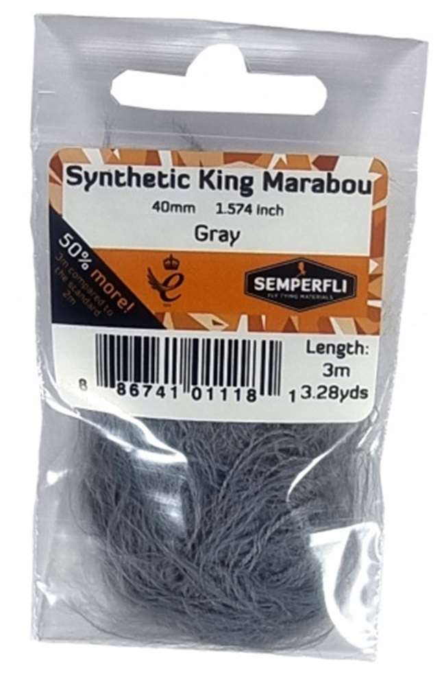 Semperfli Synthetic King Marabou 40mm - Misc. Synthetics - Fly Fish Food