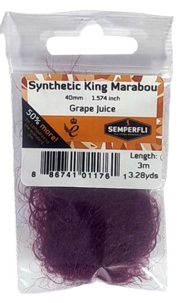 Semperfli Synthetic King Marabou 40mm - Misc. Synthetics - Fly Fish Food