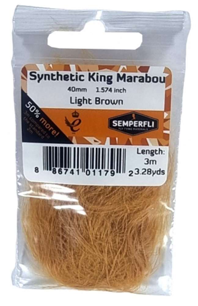 Semperfli Synthetic King Marabou 40mm - Misc. Synthetics - Fly Fish Food