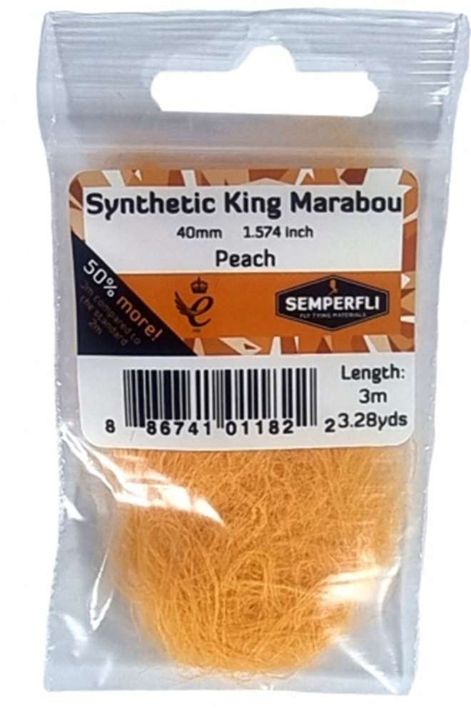 Semperfli Synthetic King Marabou 40mm - Misc. Synthetics - Fly Fish Food