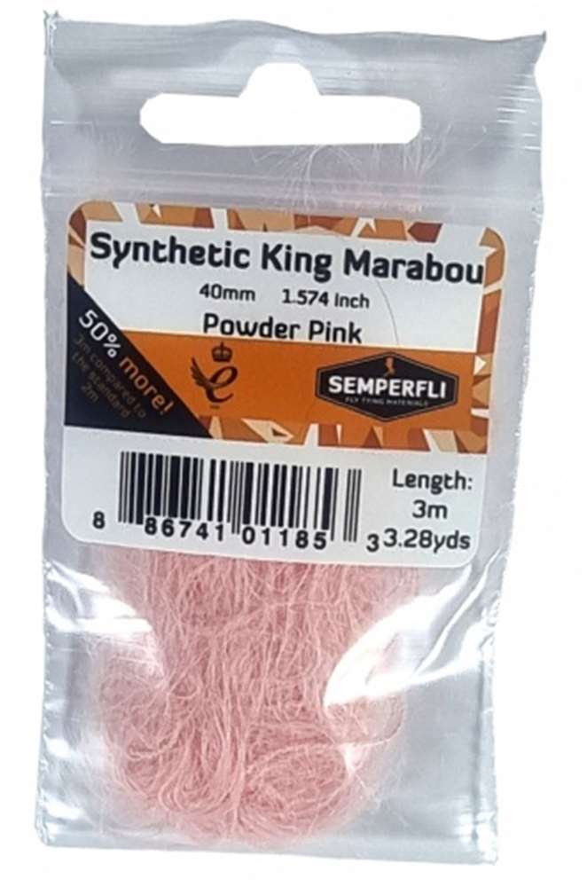 Semperfli Synthetic King Marabou 40mm - Misc. Synthetics - Fly Fish Food