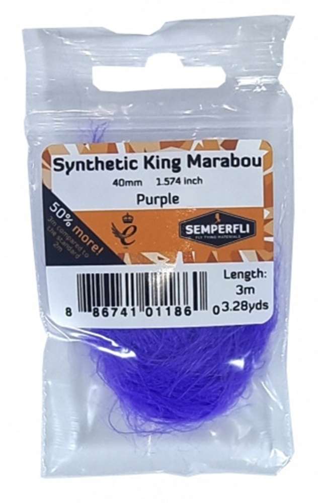 Semperfli Synthetic King Marabou 40mm - Misc. Synthetics - Fly Fish Food