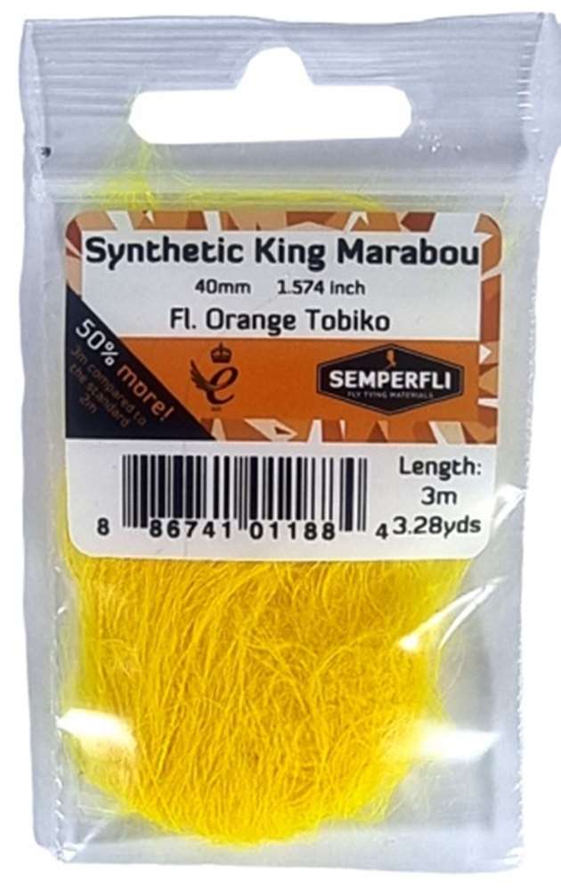 Semperfli Synthetic King Marabou 40mm - Misc. Synthetics - Fly Fish Food