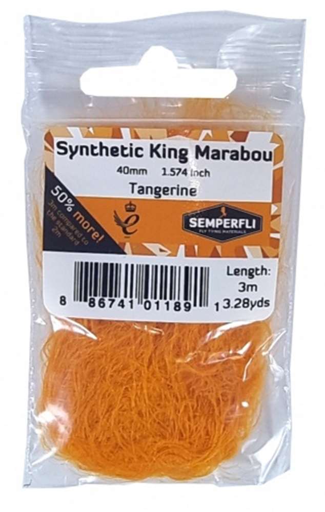 Semperfli Synthetic King Marabou 40mm - Misc. Synthetics - Fly Fish Food