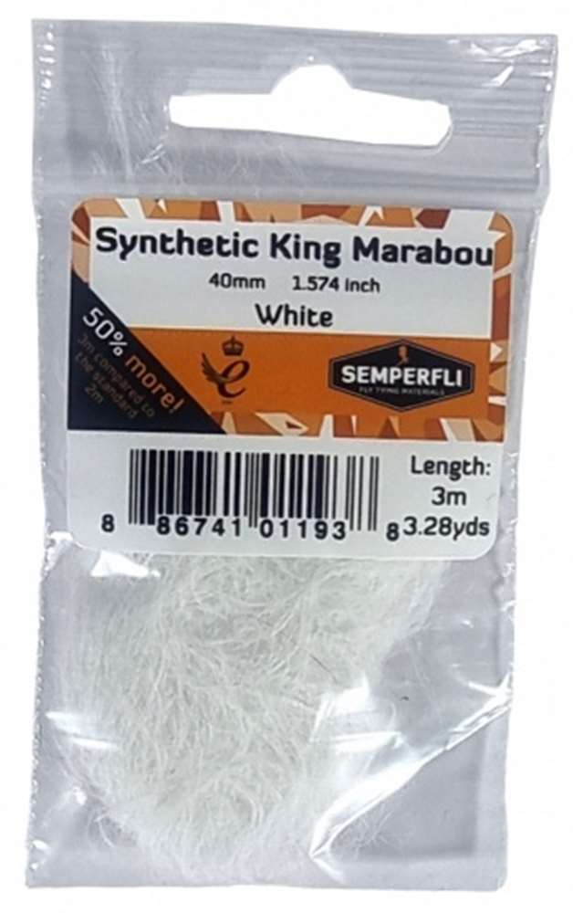 Semperfli Synthetic King Marabou 40mm - Misc. Synthetics - Fly Fish Food
