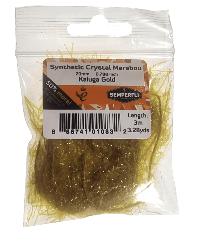 Semperfli Synthetic Crystal Marabou - Misc. Synthetics - Fly Fish Food