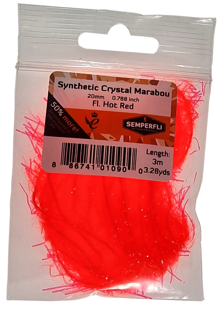 Semperfli Synthetic Crystal Marabou - Misc. Synthetics - Fly Fish Food