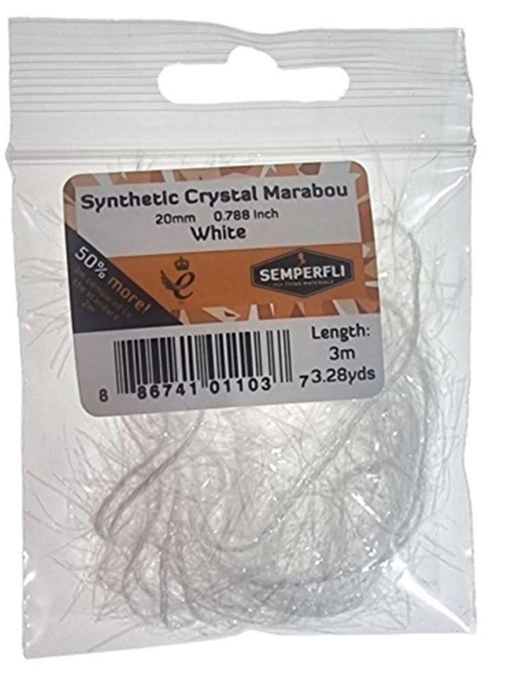 Semperfli Synthetic Crystal Marabou - Misc. Synthetics - Fly Fish Food