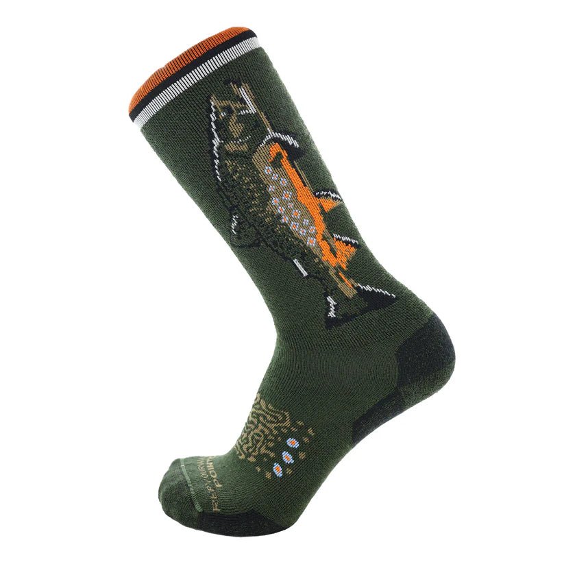 RepYourWater Trout Socks - Big Brookie Socks - Apparel - Fly Fish Food