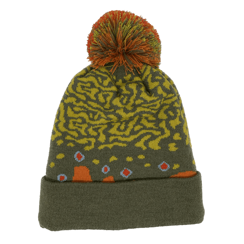 RepYourWater Brook Trout Skin Knit Hat - Hats - Fly Fish Food