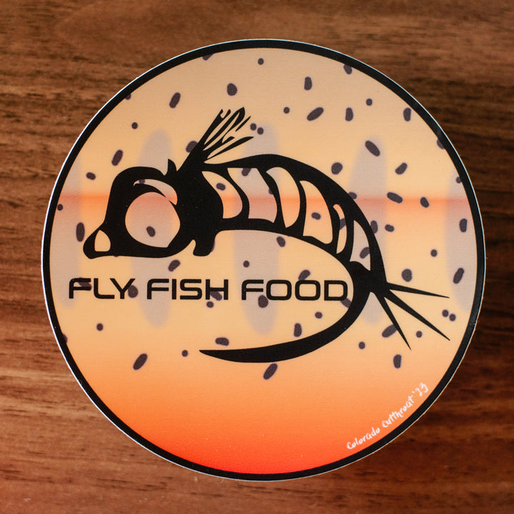 Fly Fish Food Sticker - Colorado Cutthroat Trout (4") - Stickers - Fly Fish Food