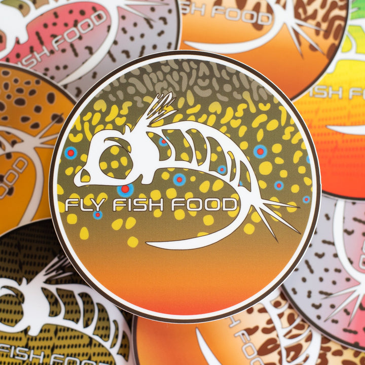 Fly Fish Food Sticker - Brook Trout (4") - Stickers - Fly Fish Food