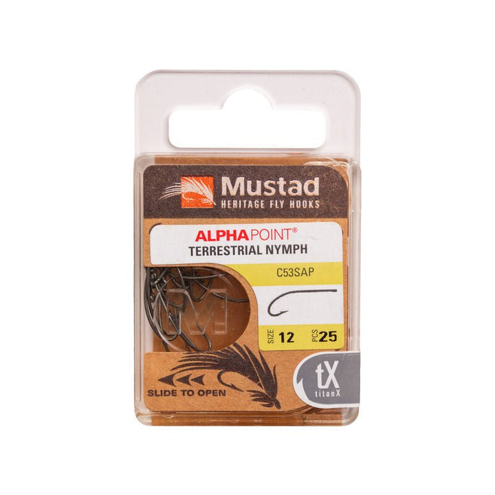 Mustad - Nymph/Dry Hook C53SAP - Hooks &amp; Shanks - Fly Fish Food