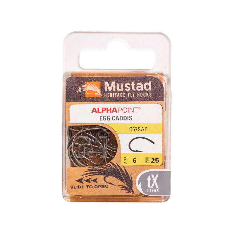 Mustad - Egg/Caddis Hook C67SAP - Hooks &amp; Shanks - Fly Fish Food