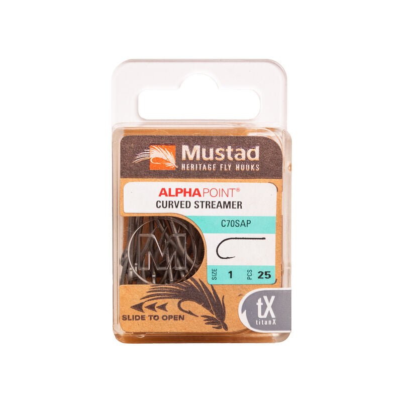 Mustad - Curved Streamer Hook C70SAP - Hooks &amp; Shanks - Fly Fish Food