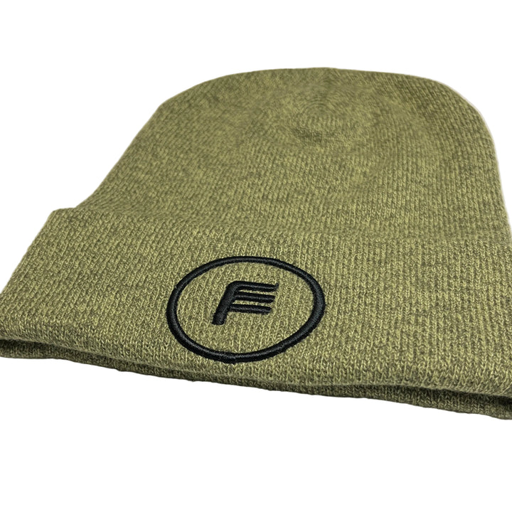 Fly Fish Food Anniversary Logo Beanie - Olive