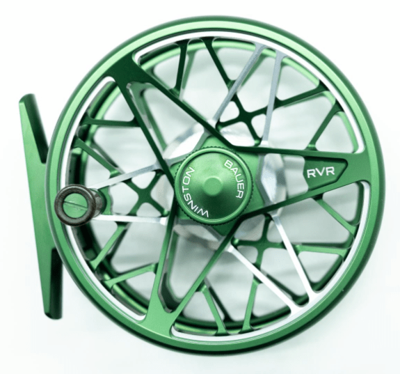 Bauer RVR Reel - Winston Green/Silver - Reels - Fly Fish Food