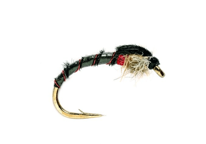 Slow Sink Black &amp; Red Buzzer - Flies - Fly Fish Food