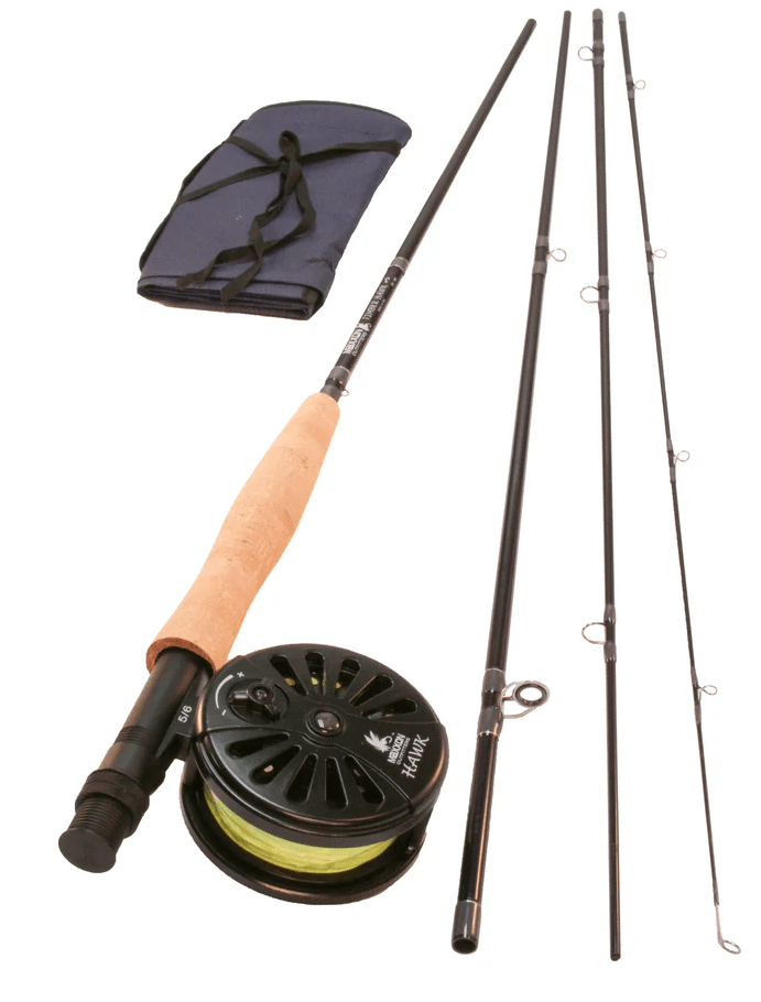 Maxxon Outfiters - TIMBER HAWK Fly Rod, Reel &amp; Line Combo - Rods - Fly Fish Food