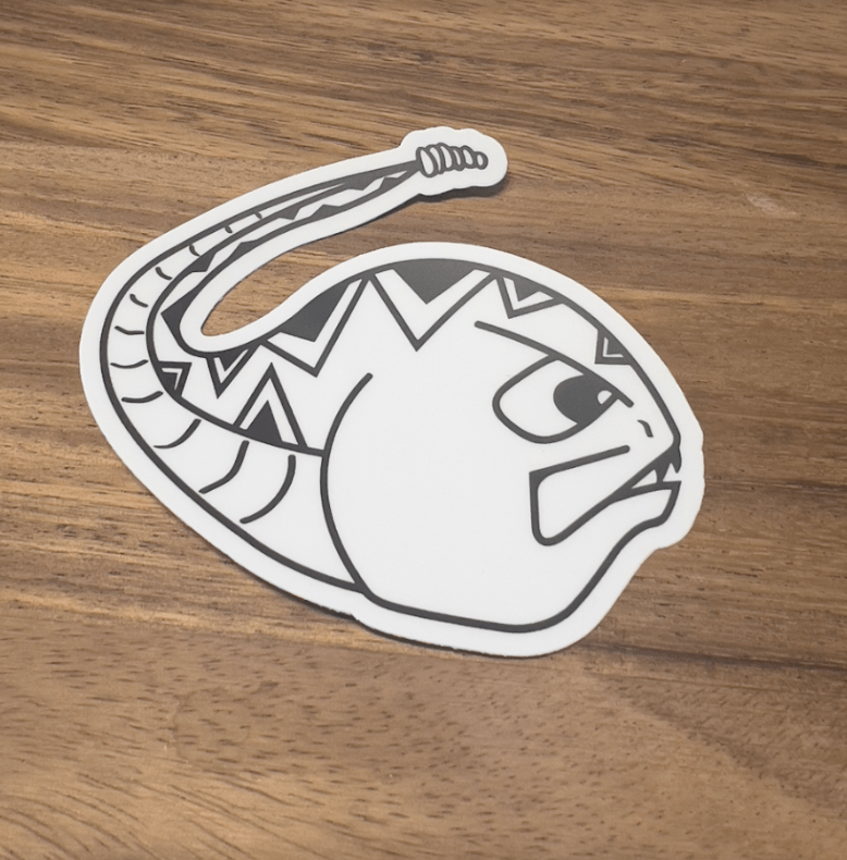 Fly Fish Food Rattle Bass Sticker - Stickers - Fly Fish Food